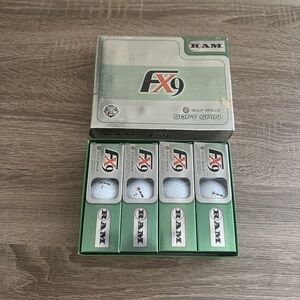 Dozen Ram FX9 Soft Spin Golf Balls Soft Compression for Slower Swing Speeds
